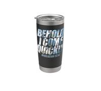 Behold I Come Quickly - Revelation 22:12 Jesus Christ Quote Gobelet isotherme en acier inoxydable double paroi