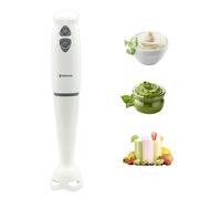 BEHOME Mixeur plongeant 250 Watt | Minipimer Mixeur avec lame en acier et tige lavable | Vitesse réglable, Mixeur ergonomique