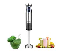 BEHOME Mixeur plongeant 800 Watt | Mixeur Plongeur en Acier Inoxydable | 8 Vitesses réglable, puor Sacues, Bébés, Purée, Soupe, Smoothies