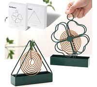 behone 2 pièces Créative Support de Bobine, Anti Moustique Suspendu Mosquito Coil Holder en Métal pour la Table, la Décoration du Salon, la Décoration de Banquet