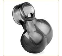 BeHorny Anneau pénien Cock & Ball Scrotum Enclosure, noir