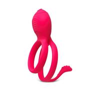 BeHorny Anneau pénien en silicone avec stimulateur de périnée et de clitoris