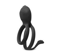 BeHorny Anneau pénien en silicone avec stimulateur de périnée et de clitoris
