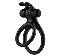 BeHorny Anneau pénien vibrant avec stimulateur clitoridien Rabbit Vibe