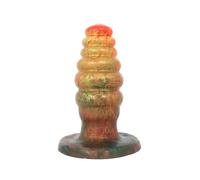BeHorny Butt Plug Sex Toy, Liquid Silicone Alien/Dragon Knott With Suction Cup