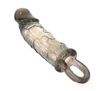 BeHorny Cock Ring Manchon pénien, tige nervurée et anneau scrotum