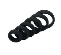 BeHorny Ensemble d'anneaux péniens, 6 pièces, anneaux en silicone épais