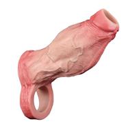 BeHorny Gaine pénienne en silicone liquide, manchon hyperréaliste