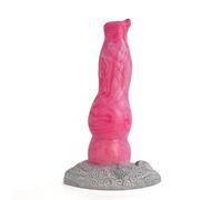 BeHorny Gode Éjaculateur Sex Toy, Gode Alien/Fido en Silicone Liquide avec Ventouse, Pompe et Seringue incluses