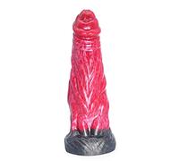 BeHorny Gode Sex Toy, Gode Alien/Dragon en Silicone Liquide avec Ventouse