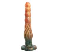 BeHorny Gode Sex Toy, Gode Alien/Dragon en Silicone Liquide avec Ventouse