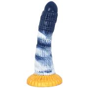 BeHorny Gode Sex Toy, Gode Alien/Dragon en Silicone Liquide avec Ventouse