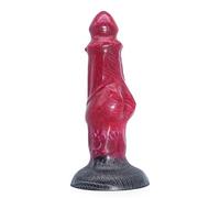 BeHorny Gode Sex Toy, Gode Alien/Fido en Silicone Liquide avec Ventouse