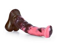 BeHorny Gode Sex Toy, Gode Fantaisie en Silicone Liquide avec Ventouse
