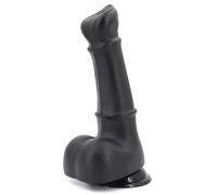 BeHorny Gode Sex Toy, Gode Fantaisie en Silicone Liquide avec Ventouse