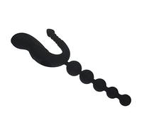 BeHorny Jouet sexuel unisexe, perles anales, vibromasseur point G ou prostate, noir