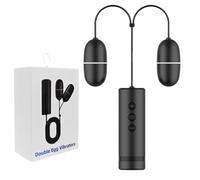 BeHorny Oeuf d'amour rechargeable avec doubles œufs