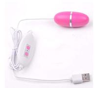 BeHorny Oeuf Love Egg vibrant alimenté par USB à 12 vitesses Mega power, Rose