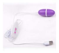 BeHorny Oeuf Love Egg Vibrant Alimenté par USB à 12 vitesses Mega power, Violet