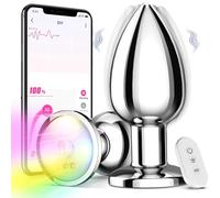 BeHorny Plug anal 9 modes, application et télécommande, vibrateur anal, base lumineuse - Rechargeable, étanche