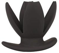 BeHorny Plug Anal Creux en Silicone Extenseur, Lavement, Inspection, Plaisir, Noir