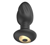 BeHorny Plug anal haute puissance, contrôle par application, 10 vitesses/modes, vibrateur anal en silicone, jouet sexuel anal