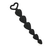 BeHorny Plug anal, perles anales, taille croissante, longue tige, silicone, anneau pour une récupération facile