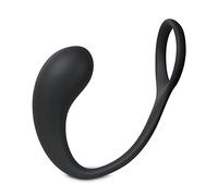 BeHorny Plug anal pour massage de la prostate avec anneau pénien, noir