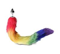 BeHorny Plug anal queue de renard en fourrure, plug anal queue de chat