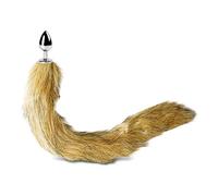 BeHorny Plug anal queue de renard en fourrure, plug anal queue de chat