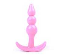 BeHorny Plug Anal Stimulateur -Perles Anales Forme Éffilée, Rose