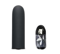 BeHorny Vibromasseur Bullet, 7 modes, méga puissance, rechargeable, jouet sexuel, noir