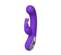 BeHorny Vibromasseur lapin, stimulateur de clitoris et point G, rechargeable, méga-puissance
