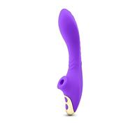 BeHorny Vibromasseur suceur de clitoris avec vibromasseur réaliste pour pénis, 9 vitesses