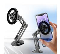 behound 2023 New Universal 360° Pro Window Car Phone Holder, Magnetic Car Mount Auto Retractable Phone Clamp (Black)