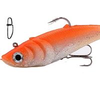 Behr Big Bait Lot de leurres en caoutchouc pré-soufflés 20 cm 105 g + snap gratuit