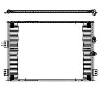 BEHR HELLA SERVICE 8FC 351 302-071 Kondensator, Klimaanlage