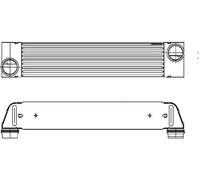 BEHR HELLA SERVICE 8ML 376 746-501 *** PREMIUM LINE *** Intercooler, échangeur