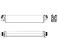 BEHR HELLA SERVICE 8ML 376 756-281 *** PREMIUM LINE *** Intercooler, échangeur