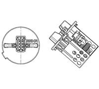 Mahle Original Résistance de pulseur d'air habitacle, chauffage ABR 93 000P