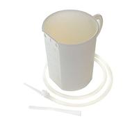 Behrend Irrigator Set de nettoyage de nettoyage du côlon intestinale, gradués, en PP, blanc, 1 O 2 L
