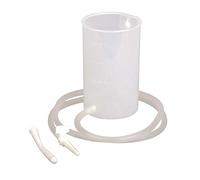 Behrend Irrigator Set de nettoyage de nettoyage du côlon intestinale, gradués, en PP, blanc, 1 O 2 L