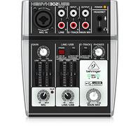 Behringer 302Usb Mixeur 5 Canaux avec Préampli Micro Xenyx et Port Usb/Audio Argent/Noir