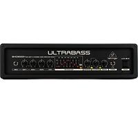 Behringer BXD3000H Tête d'Ampli Basse Légère 300 Watt 2 Canaux avec Analyseur de Spectre FBQ, Processeur et Compresseur Ultrabass