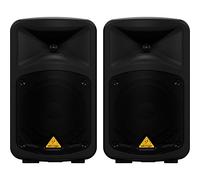 Behringer Eps500Mp3 Système de Sonorisation Portable Ultra Compact 8 Canaux de 500 Watts avec Lecteur Mp3, Reverb et Option sans Fil Noir