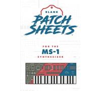 Behringer MS-1 Blank Patch Sheet Notebook: Become a more organized songwriter with this Blank Patch Sheet notebook so you can spend more time creating and less time forgetting.
