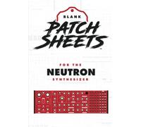 Behringer Neutron Blank Patch Sheet Notebook: Become a more organized songwriter with this Blank Patch Sheet notebook so you can spend more time creating and less time forgetting.