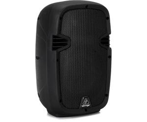 Behringer PK108A Système de Haut-parleurs de sonorisation Actifs de 240 Watts de 8 Pouces avec Lecteur multimédia intégré, récepteur Bluetooth* et mélangeur intégré