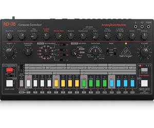 Behringer RD-78 Classic Analog Drum Machine Avec 15 Sons de Batterie, 34 Presets de Rythme, 16 Pas de Séquenceur Pour la Production Musicale et les Performances Live