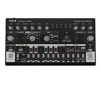 Behringer Td-3-Bk Synthétiseurs de Basse Analogique avec Vco, Vcf, Séquenceur 16 Pas, Effets de Distorsion et Jusqu'à 16 Voix de Polyphonie en Poly Chain